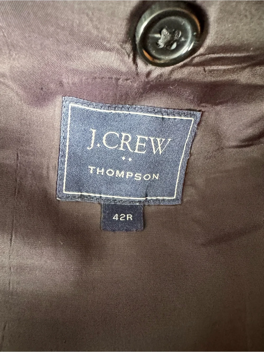 J. Crew Men's Classic Black Two-Button Blazer